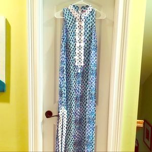 Lilly Pulitzer Jane Maxi in Resort White VGUC Sz 4
